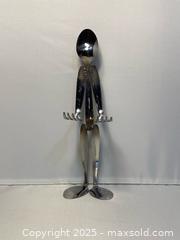 MaxSold Auction: Metal Silverware Man Sculpture - Maple Shade (New Jersey, USA) SELLER MANAGED Downsizing Online Auction - Martin Avenue