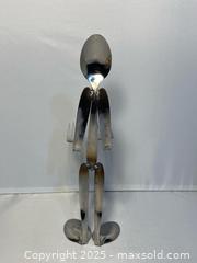 MaxSold Auction: Metal Silverware Man Sculpture - Maple Shade (New Jersey, USA) SELLER MANAGED Downsizing Online Auction - Martin Avenue