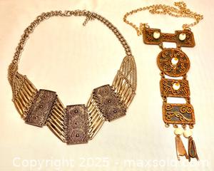 MaxSold Auction: Metal Statement Necklaces - Maple Shade (New Jersey, USA) SELLER MANAGED Downsizing Online Auction - Martin Avenue