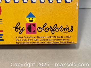 MaxSold Auction: New, Sealed in Box, Vintage Postal Puzzle by Colorform, 1989 - Maple Shade (New Jersey, USA) SELLER MANAGED Downsizing Online Auction - Martin Avenue