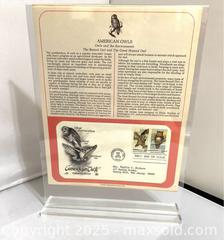 MaxSold Auction: Official USPS American Owls FDC Stamps - Maple Shade (New Jersey, USA) SELLER MANAGED Downsizing Online Auction - Martin Avenue