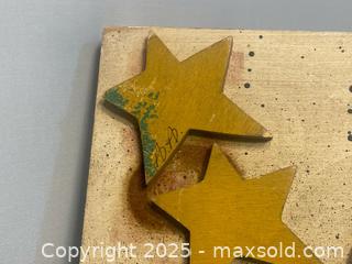 MaxSold Auction: Signed Folk Art Wood Angel Wall Plaque - Maple Shade (New Jersey, USA) SELLER MANAGED Downsizing Online Auction - Martin Avenue