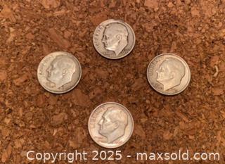 MaxSold Auction: Silver Roosevelt Dimes - Maple Shade (New Jersey, USA) SELLER MANAGED Downsizing Online Auction - Martin Avenue