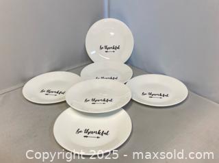 MaxSold Auction: Six Corelle Be Thankful Plates - Maple Shade (New Jersey, USA) SELLER MANAGED Downsizing Online Auction - Martin Avenue