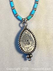 MaxSold Auction: Sterling & Turquoise Pendant by 5 Star - Maple Shade (New Jersey, USA) SELLER MANAGED Downsizing Online Auction - Martin Avenue