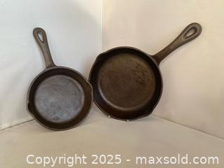 MaxSold Auction: Two Cast Iron Pans - Maple Shade (New Jersey, USA) SELLER MANAGED Downsizing Online Auction - Martin Avenue