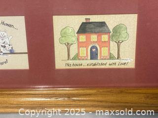 MaxSold Auction: Vintage Cats, Love, and Home Folk Art Plaque - Maple Shade (New Jersey, USA) SELLER MANAGED Downsizing Online Auction - Martin Avenue