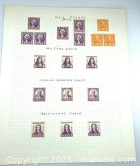 MaxSold Auction: Vintage Coil US Stamps - Maple Shade (New Jersey, USA) SELLER MANAGED Downsizing Online Auction - Martin Avenue