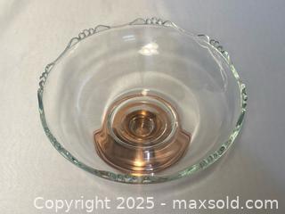 MaxSold Auction: Vintage Copper Footed and Scalloped Edged Pedestal Dish - Maple Shade (New Jersey, USA) SELLER MANAGED Downsizing Online Auction - Martin Avenue