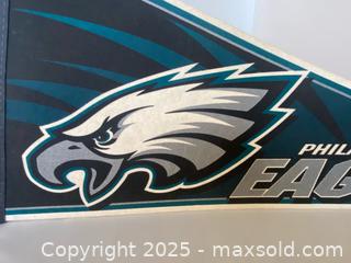 MaxSold Auction: Vintage Eagles Felt Pennant by Rico Industries In/Tag Express Official NFL Licensed - Maple Shade (New Jersey, USA) SELLER MANAGED Downsizing Online Auction - Martin Avenue