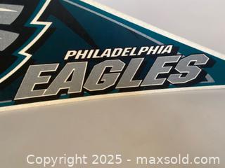 MaxSold Auction: Vintage Eagles Felt Pennant by Rico Industries In/Tag Express Official NFL Licensed - Maple Shade (New Jersey, USA) SELLER MANAGED Downsizing Online Auction - Martin Avenue