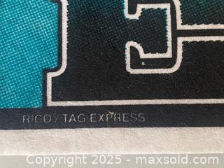 MaxSold Auction: Vintage Eagles Felt Pennant by Rico Tag Express Official NFL Licensed - Maple Shade (New Jersey, USA) SELLER MANAGED Downsizing Online Auction - Martin Avenue