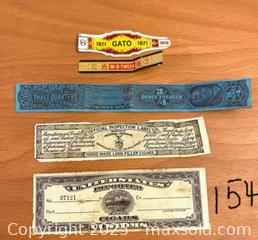 MaxSold Auction: Vintage Import Inspection Bands - Maple Shade (New Jersey, USA) SELLER MANAGED Downsizing Online Auction - Martin Avenue