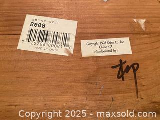 MaxSold Auction: Vintage Makes All Things Bearable Handpainted Wood Hanging Sign - Maple Shade (New Jersey, USA) SELLER MANAGED Downsizing Online Auction - Martin Avenue