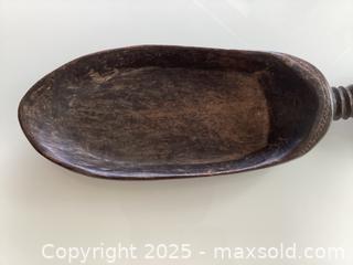 MaxSold Auction: African wunkirmian tribal spoon - West Vancouver (British Columbia, Canada) SELLER MANAGED Downsizing Online Auction - Duchess Avenue