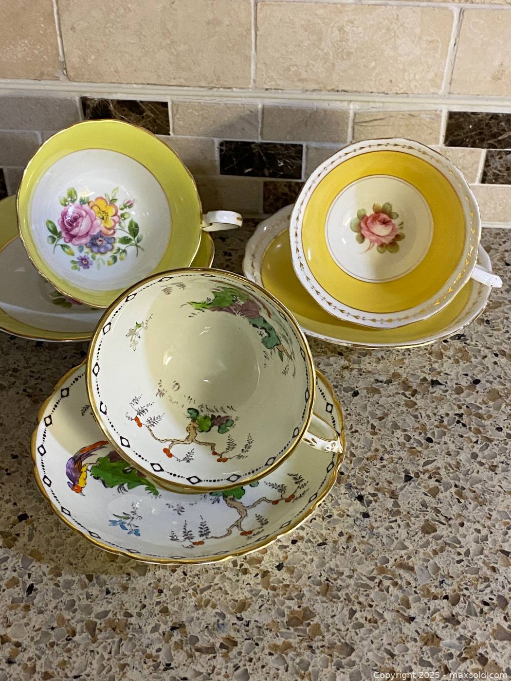 プルート ボーンチャイナ「bone china」 Hand-painted Tea Service Set Bone China Teapot Set
