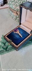 MaxSold Auction: 10k Gold Ring w Amethyst &#38; Clear Stones - Toronto (Ontario, Canada) SELLER MANAGED Estate Sale Online Auction - Roxton Road