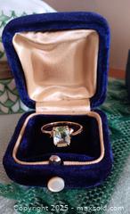 MaxSold Auction: 10k Gold Ring With Light Green Stone - Toronto (Ontario, Canada) SELLER MANAGED Estate Sale Online Auction - Roxton Road