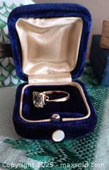 MaxSold Auction: 10k Gold Ring With Light Green Stone - Toronto (Ontario, Canada) SELLER MANAGED Estate Sale Online Auction - Roxton Road