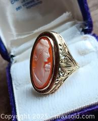 MaxSold Auction: Antique 14k Gold Cameo Ring - Toronto (Ontario, Canada) SELLER MANAGED Estate Sale Online Auction - Roxton Road