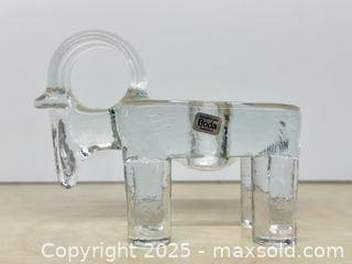 MaxSold Auction: Kosta Boda Crystal Longhorn Goat Candle Holders - Toronto (Ontario, Canada) SELLER MANAGED Estate Sale Online Auction - Roxton Road