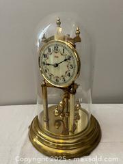 MaxSold Auction: Kundo Germany Brass Anniversary Clock With Glass Dome  - Toronto (Ontario, Canada) SELLER MANAGED Estate Sale Online Auction - Roxton Road