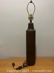 MaxSold Auction: Model 308 Rare Ribbed Lotte Lamp MCM Ceramic Table Lamp 1 - Toronto (Ontario, Canada) SELLER MANAGED Estate Sale Online Auction - Roxton Road