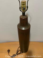 MaxSold Auction: Model 308 Rare Ribbed Lotte Lamp MCM Ceramic Table Lamp 1 - Toronto (Ontario, Canada) SELLER MANAGED Estate Sale Online Auction - Roxton Road