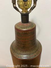 MaxSold Auction: Model 308 Rare Ribbed Lotte Lamp MCM Ceramic Table Lamp 1 - Toronto (Ontario, Canada) SELLER MANAGED Estate Sale Online Auction - Roxton Road