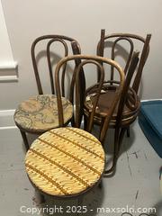 MaxSold Auction: Set of 4 Thonet no. 18 Bentwood Chairs, ZPM Radomsko, Poland - Toronto (Ontario, Canada) SELLER MANAGED Estate Sale Online Auction - Roxton Road