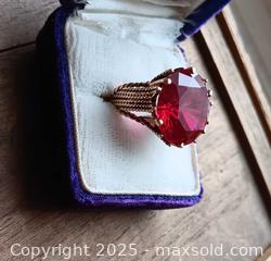MaxSold Auction: Vintage 10k Gold Ruby Ring - Toronto (Ontario, Canada) SELLER MANAGED Estate Sale Online Auction - Roxton Road