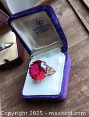 MaxSold Auction: Vintage 10k Gold Ruby Ring - Toronto (Ontario, Canada) SELLER MANAGED Estate Sale Online Auction - Roxton Road