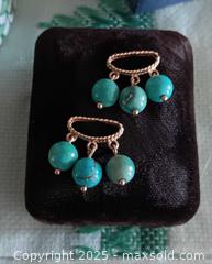 MaxSold Auction: Vintage 14k Gold Turquoise Earring Charms - Toronto (Ontario, Canada) SELLER MANAGED Estate Sale Online Auction - Roxton Road