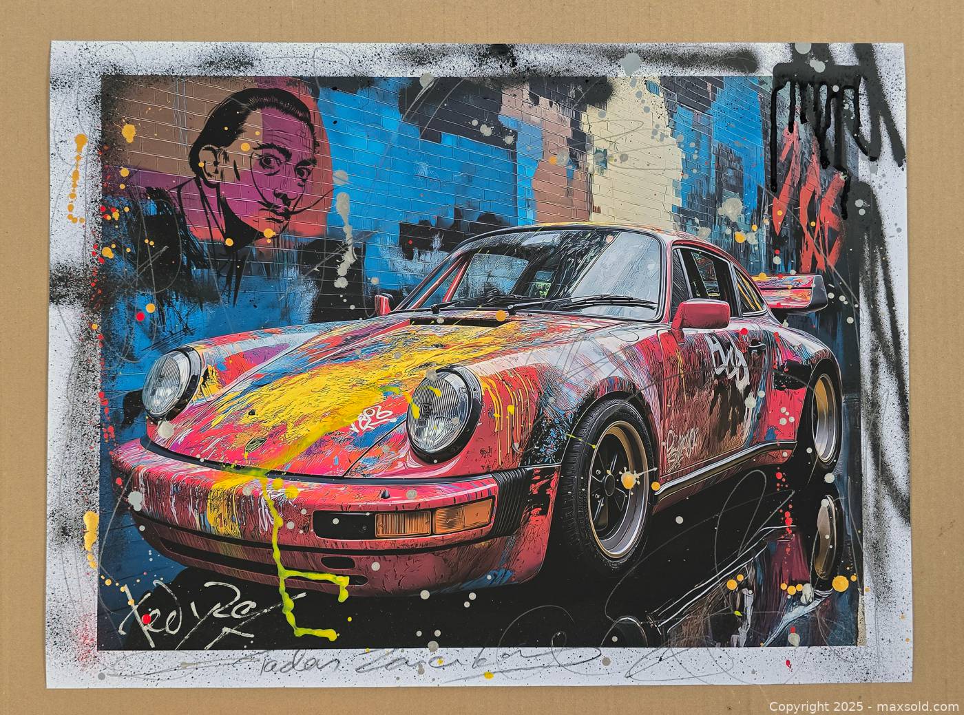Urban Porsche Graffiti 911 by Tadas Zaicikas (TedyZet) | Maxsold