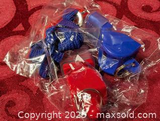 MaxSold Auction: blue and red plastic items new  - Inverary (Ontario, Canada) SELLER MANAGED Moving Online Auction - Battersea Road