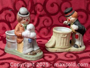 MaxSold Auction: Candle holder Clown Figurines pair - Inverary (Ontario, Canada) SELLER MANAGED Moving Online Auction - Battersea Road