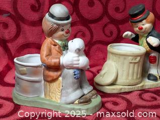 MaxSold Auction: Candle holder Clown Figurines pair - Inverary (Ontario, Canada) SELLER MANAGED Moving Online Auction - Battersea Road