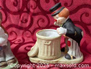 MaxSold Auction: Candle holder Clown Figurines pair - Inverary (Ontario, Canada) SELLER MANAGED Moving Online Auction - Battersea Road