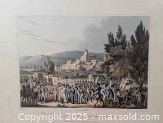 MaxSold Auction: Lithograph print framed under glasd - Inverary (Ontario, Canada) SELLER MANAGED Moving Online Auction - Battersea Road