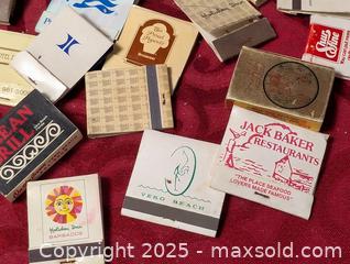 MaxSold Auction: packs of matches collection lot - Inverary (Ontario, Canada) SELLER MANAGED Moving Online Auction - Battersea Road
