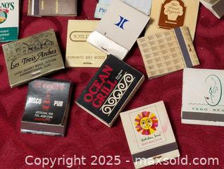 MaxSold Auction: packs of matches collection lot - Inverary (Ontario, Canada) SELLER MANAGED Moving Online Auction - Battersea Road