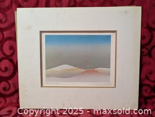 MaxSold Auction: print of a beach scene  - Inverary (Ontario, Canada) SELLER MANAGED Moving Online Auction - Battersea Road
