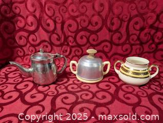 MaxSold Auction: teapot Cream and Sugar lot - Inverary (Ontario, Canada) SELLER MANAGED Moving Online Auction - Battersea Road