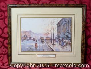 MaxSold Auction: vintage Framed Print  - Inverary (Ontario, Canada) SELLER MANAGED Moving Online Auction - Battersea Road