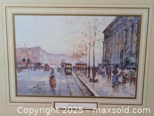 MaxSold Auction: vintage Framed Print  - Inverary (Ontario, Canada) SELLER MANAGED Moving Online Auction - Battersea Road