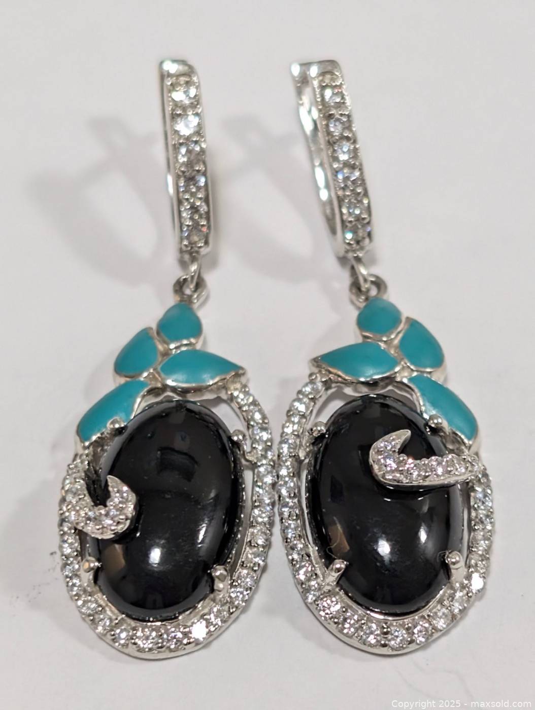 [haesool] 25SS新作☆925Silver☆GME42 Earrings Double Hoop Earrings - Ash Silver | Cosmopolitan Shop