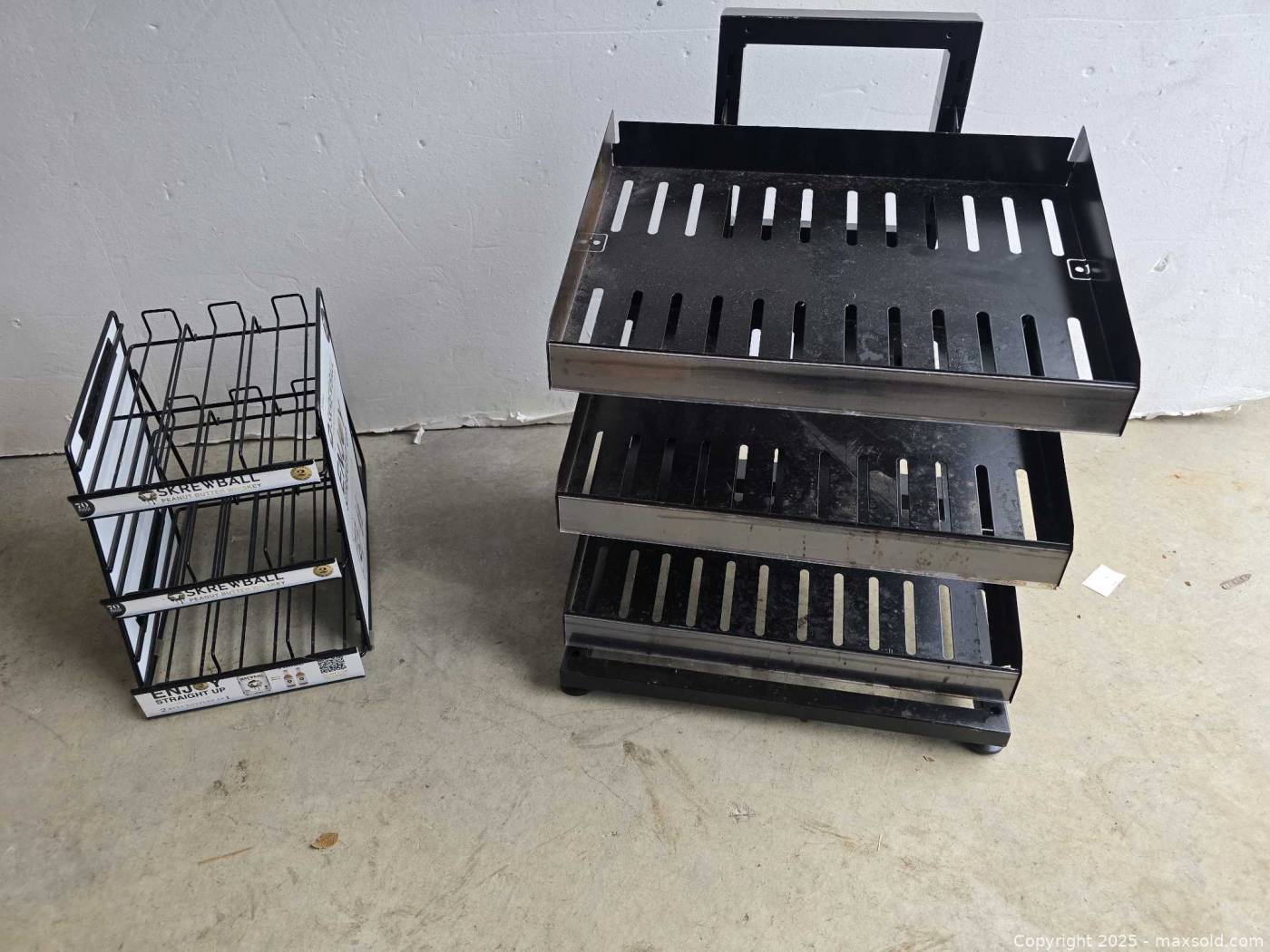 3-Tier Metal Merchandise Display & Skrew ball Countertop Rack | Laurel ...