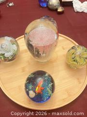 MaxSold Auction: Glass Floral & Aquatic Paperweigh - Kingston (Ontario, Canada) SELLER MANAGED Downsizing Online Auction - Glenview Avenue