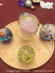 MaxSold Auction: Glass Floral & Aquatic Paperweigh - Kingston (Ontario, Canada) SELLER MANAGED Downsizing Online Auction - Glenview Avenue