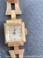 MaxSold Auction: Women's 14K Gold Vintage Dress Wristwatch (Manual Wind) - Ashland (Massachusetts, USA) PARTNER MANAGED Downsizing Online Auction - Old Connecticut Path